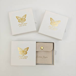 Custom High-end OEM Rigid Cardboard Drawer Sliding Jewelry <b>Box</b> Embossing UV Coating Customized Color Premium Wholesale Gift - Product Image 4