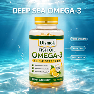 <span class=keywords><strong>Huile</strong></span> de poisson Oméga 3 des grands fonds marins OEM/ODM 2400mg <span class=keywords><strong>en</strong></span> gélules molles - Formule personnalisée et fabricant <span class=keywords><strong>en</strong></span> gros de marques privées - 120 unités - Product Image 1