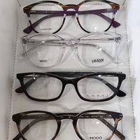 Montures de lunettes optiques en acétate mélangé en gros, en stock, pour hommes et femmes