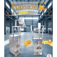 Machine automatique de fabrication de bâtonnets de glace, de sucettes glacées, de glaces, de remplissage de jus de fruits liquides et de scellage d'emballages en plastique