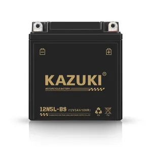 KAZUKI 12N5L-BS 12 v5ah Gel Motorrad batterie Blei-Säure-Batterie Positive Platte 12 N5L Motorrad-Trocken batterie