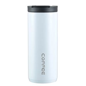 CORPCE Stainless Steel Vacuum Tumbler Double Wall Insulated Travel <b>Mug</b> Black Minimalist Design With Lid - Product Image 2