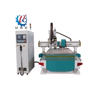 Machine de découpe CNC automatique 4*8 pieds avec ATC pour le bois, la sculpture, le meuble, le routeur CNC pour armoires en bois, l'acrylique et le panneaux de particules