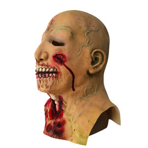 <span class=keywords><strong>Masque</strong></span> <span class=keywords><strong>d</strong></span>'horreur demi-visage en latex pour cosplay <span class=keywords><strong>d</strong></span>'<span class=keywords><strong>halloween</strong></span>, <span class=keywords><strong>masque</strong></span> de fête en latex - Product Image 3