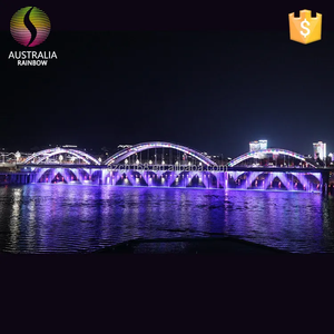 Cortina de Agua Digital Decorativa Jianhe de 200m para Exteriores, Fuente de Agua DMX 512 para Decoración de Ríos - Product Image 5