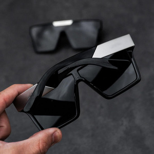 Imanba LMA Custom Shades Fashion UV400 Women Luxury Designer Men Hip Hop Silver Metal Black Frame <b>Sunglasses</b> Model 34031 2024 - Product Image 4