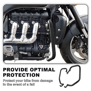 Waximoto Compatible con <span class=keywords><strong>Rocket</strong></span> <span class=keywords><strong>III</strong></span> 2003-2019, Barra Protectora de Motor de Acero, Protector de Tanque, Protector de Chasis, Deslizador Anticaída - Product Image 5