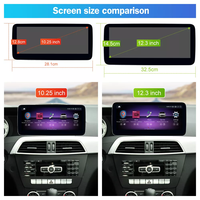 10,25 "Android 13 2G + 32G Radio de coche REPRODUCTOR DE DVD Multimedia navegación Gps Carplay para Mercedes Benz Clase C W204 2011-2014 NTG4.5