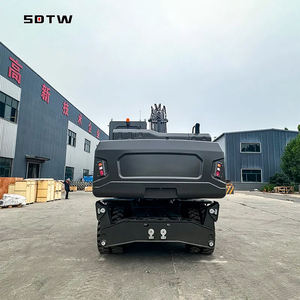 Envío gratis EPA Excavadora <span class=keywords><strong>18Ton</strong></span> 15 Ton 133kw Cummin Engine Wheel Digger Farm <span class=keywords><strong>Mini</strong></span> Bagger <span class=keywords><strong>Mini</strong></span> Excavadora con cubo de pulgar - Product Image 4