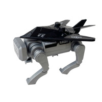 Nuevo Producto - Aeronave Invisible No Tripulada Hecha de Bloques de Construcción, Juguete de Perro Mecánico Biónico, Modelo de Ensamblaje de Bloques de Construcción