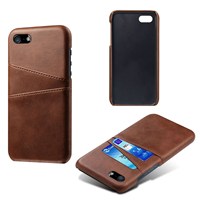 Fente pour carte étui en cuir fente pour carte étui de téléphone pour iPhone 17 16 15 14 13 Pro Max