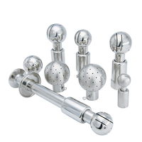 Aohoy Semprotan Putar CIP Stainless Steel, Bola Pembersih Benang Wanita untuk Tangki