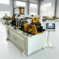 Machine automatique à double tête pour le rétrécissement/élargissement des tuyaux en acier inoxydable et aluminium, certifiée CE/ISO, pour le marché mondial