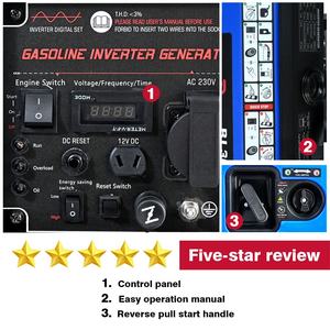 230/120V 50/60HZ变频发电机发动机启动3.6kw汽油便携式发电机BL3600iE手动/电动启动发电机 - Product Image 6