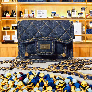 Nueva Bolsa de Lona Lavable para Auriculares y Lápiz Labial, con Forro de Lona, Diseño de Rejilla de Diamantes, Cierre Abierto, para Mujer, Estilo Casual y Moderno - Product Image 3