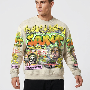 Worldwide <b>Long</b> <b>Sleeve</b> <b>T</b>-<b>Shirt</b> Men's Streetwear Print Cotton Jersey O-Neck Regular Fit - Product Image 6