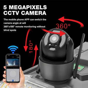 Farola impermeable IP65 de alta calidad Smd 800W 1200W Integrado todo en uno CCTV Led Farola solar - Product Image 4