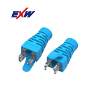 Protège-prises RJ45 pour câbles Cat5e, Cat6, Cat6a, capuchons de protection anti-poussière à clipser pour fiches Ethernet (100 pièces/lot)