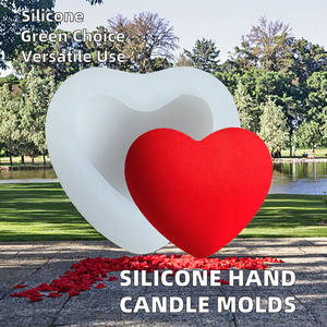 <span class=keywords><strong>Stampo</strong></span> a <span class=keywords><strong>cuore</strong></span> in <span class=keywords><strong>Silicone</strong></span> per torta al cioccolato candela budino fai da te bastoncino di formaggio sapone-resina con forme di numeri di diamanti animali - Product Image 2