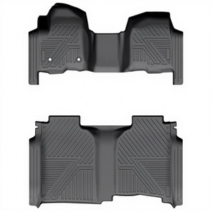 Alfombrillas de Coche con Corte Preciso y Logotipo, Ecológicas, Protección Total para Chevrolet SILVERADO 2023, Alfombrillas Impermeables - Product Image 1