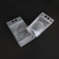 Sachet D'emballage Personnalisé Vertical avec Gravure pour Boissons Liquides, Pochette Transparente pour Jus