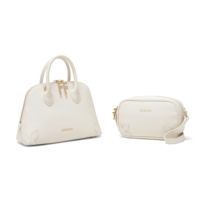 Sacs à main en cuir pour femmes avec poignée en forme de fleur, fermeture éclair, personnalisables en gros, avec bandoulière amovible