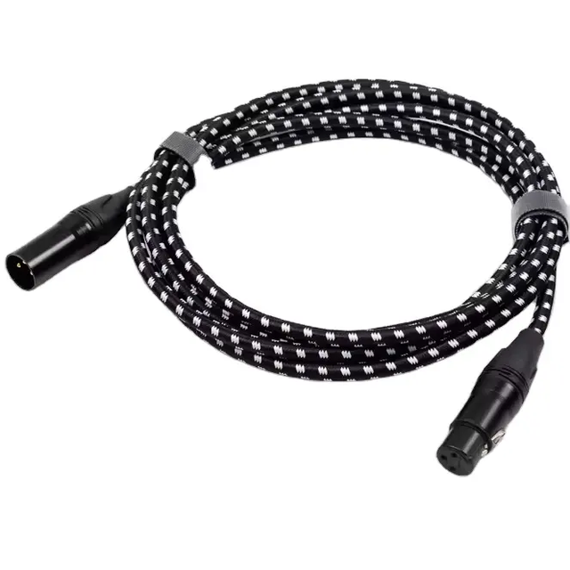 Factory OEM or ODM Best Price Low Noise Wire Xlr 3pin Male to Female Microphone Cable Speaker Cable for Guitar and Amplifier