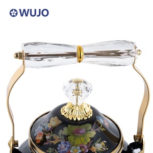 Stile Vintage Arabia <span class=keywords><strong>design</strong></span> Set bollitore rivestito di smalto teiera 2,5 l nuovo smalto arabico bollitore - Product Image 5