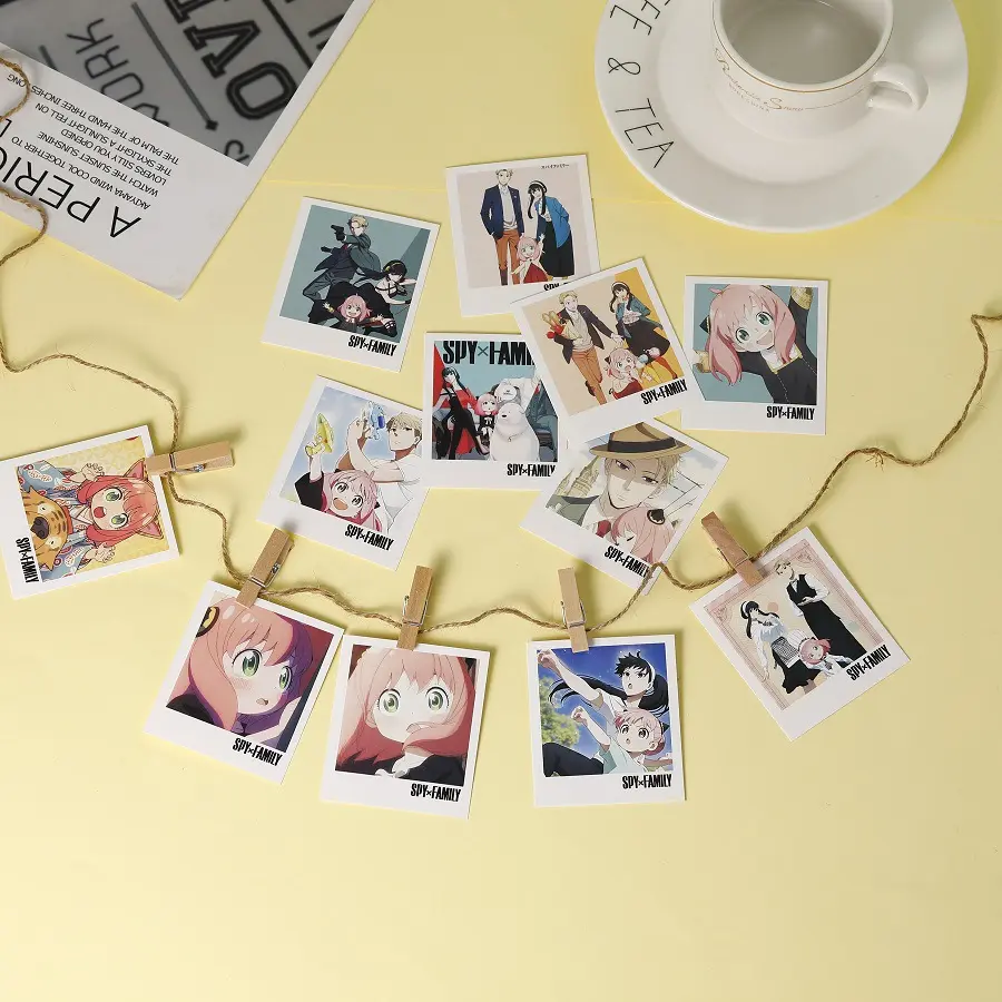 도매 크리 에이 티브 스파이 X 가족 일본 애니메이션 로모 카드 사진 카드
