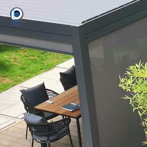 <span class=keywords><strong>Prix</strong></span> d'usine, abri de voiture, parking, pergola en <span class=keywords><strong>aluminium</strong></span>, garages solides, panneaux PC, conception et taille personnalisées, abri de voiture - Product Image 3