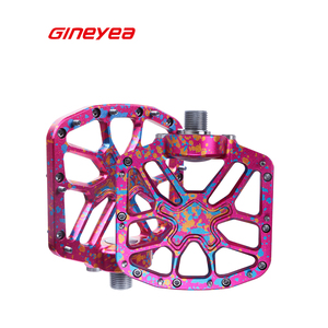 Pédales plates VTT GINEYEA WZ30 en alliage d'aluminium, pédales de vélo à roulement unique, broches remplaçables, pièces de vélo antidérapantes - Product Image 5