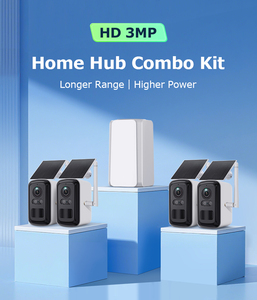 Sectec 500m dài khoảng cách truyền 4CH năng lượng mặt trời Wifi máy ảnh Kit & IP66 không thấm nước <span class=keywords><strong>CMOS</strong></span> cảm biến 12MP phạm vi Extender & Plug & Play - Product Image 2