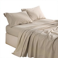 Draps-housses 100% lin pur français, taille Queen, respirants, doux, anti-humidité, 400 fils, poche profonde de 16 pouces, ensemble de 4 pièces