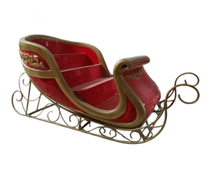 Projecteur de décoration de Noël commercial, grande figurine, jouets, ornements, traîneau du Père Noël grandeur nature à vendre, fournitures de décoration de Noël - Product Image 5