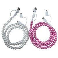Accessoires Électroniques : Câble Électrique Perlé 4-en-1 en Cuivre Style Navajo Western pour Tous les Téléphones