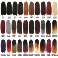 Extensions capillaires synthétiques populaires, douces et volumineuses, 18 pouces, Afro Kinky Curly Marley Twist, pour tresses au crochet et tresses à la main, en vrac