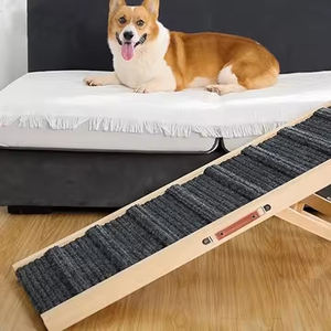 Escalera plegable ajustable para escalar mascotas, cómoda, conveniente para que los animales pequeños escalen la cama, producto promocional para mascotas - Product Image 1