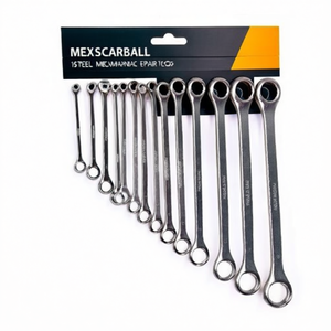 Juego de llaves hexagonales de 10 piezas de acero métrico para herramientas de reparación mecánica - Product Image 1