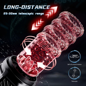 2026 Venta al por mayor Copa Masturbadora Automática Telescópica con Calentamiento, Succión, Empuje y Rotación, con Efecto de Felación de Bolsillo, Juguetes Sexuales - Product Image 5