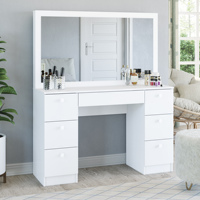 Ensemble de meubles de chambre à coucher, coiffeuse de luxe, coiffeuse avec miroir