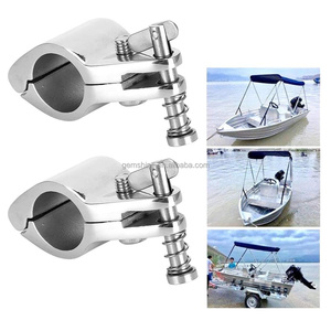 Herraje marino de acero inoxidable para toldo de barco, con riel deslizante articulado y pasador para toldo bimini - Product Image 6
