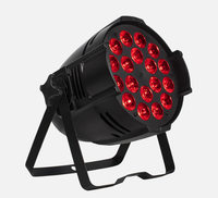 Grand alliage d'aluminium LED Par DMX 18x12W RGBW 4 en 1 lumière projecteur DJ professionnel éclairage de scène