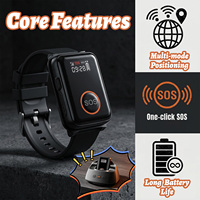 Mini Montre Connectée GPS 4G Prototype pour Personnes Handicapées et Âgées VS18 Localisateur Détection de Chute SOS Urgence Suivi du Sommeil