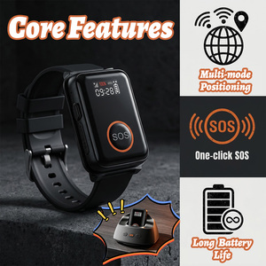 Mini <span class=keywords><strong>Smartwatch</strong></span> <span class=keywords><strong>GPS</strong></span> 4G per Disabili e Anziani VS18 con Localizzatore, Rilevamento Cadute, SOS di Emergenza e Monitoraggio del Sonno - Product Image 4