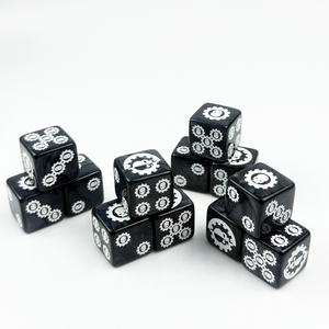 Dadi personalizzati in acrilico da 16 mm, esagonali, incisi, regalo per giochi <span class=keywords><strong>D</strong></span>&<span class=keywords><strong>D</strong></span> e gioco <span class=keywords><strong>d</strong></span>'azzardo, logo personalizzato - Product Image 5