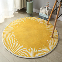 Tapis et ensembles de tapis abstraits fabriqués à la machine, à poils moyens, lavables, vente en gros à prix abordable