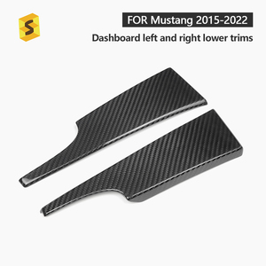 Shasha sợi carbon nhà sản xuất bán buôn Bảng điều khiển trái phải tự động phần nội thất xe nội thất Trim cho Mustang 2015 2022 - Product Image 5