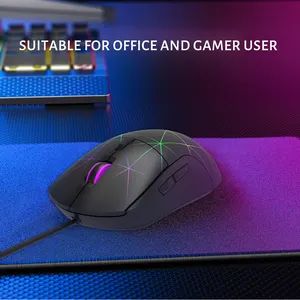Novo modelo de mouse industrial multi-cor para jogos inalambrico KEYCEO mouse personalizado