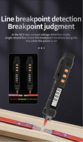 Non-contact Intelligent Electrical Testing Equipment-Pen-type Multimeter 2-600V 4-Digit Display Measures AC/DC Voltage