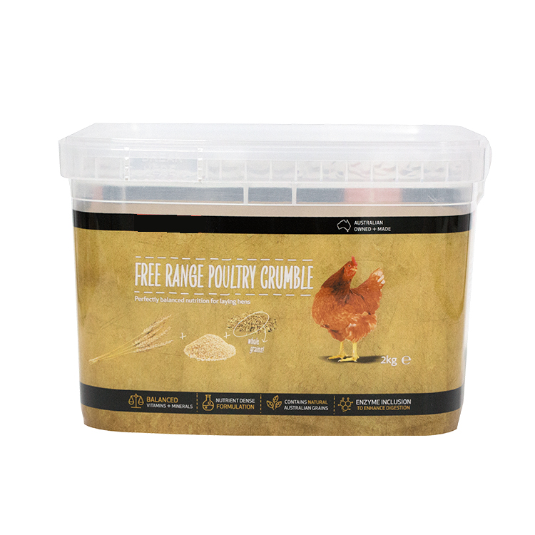 Экологически чистый пищевой полипропиленовый материал 3 л квадратный ведро с крышкой и ручкой